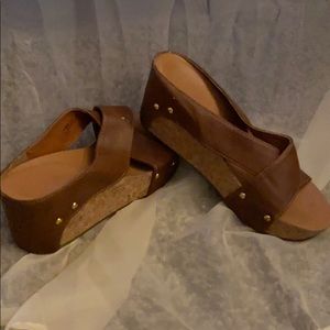 Brown Wedge sandals